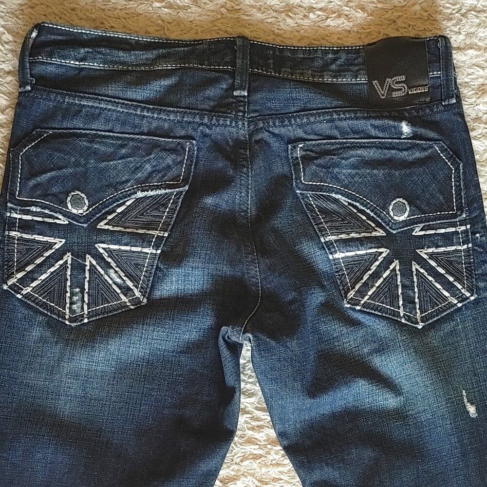 VIGOSS Men's Forde Bootcut Denim Jean - Size 33 - Picture 3 of 7